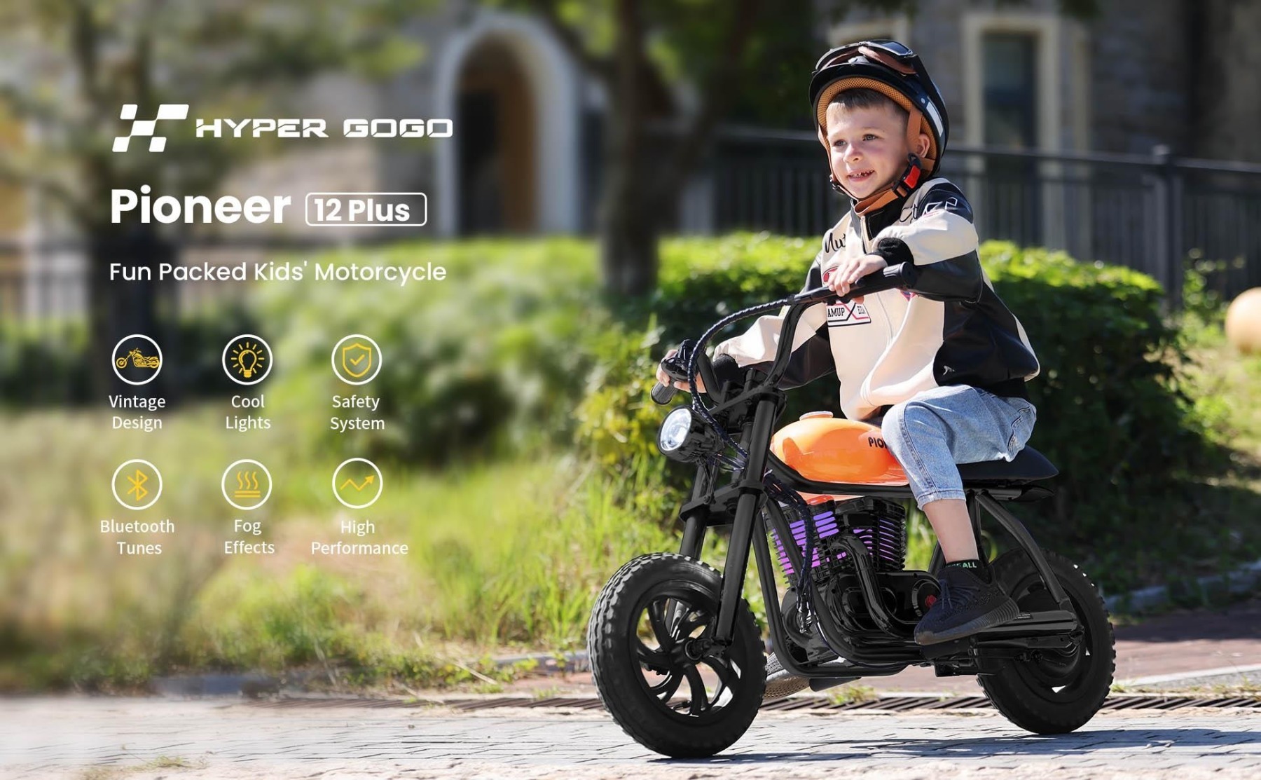 elektrická motorka pro děti chopper
